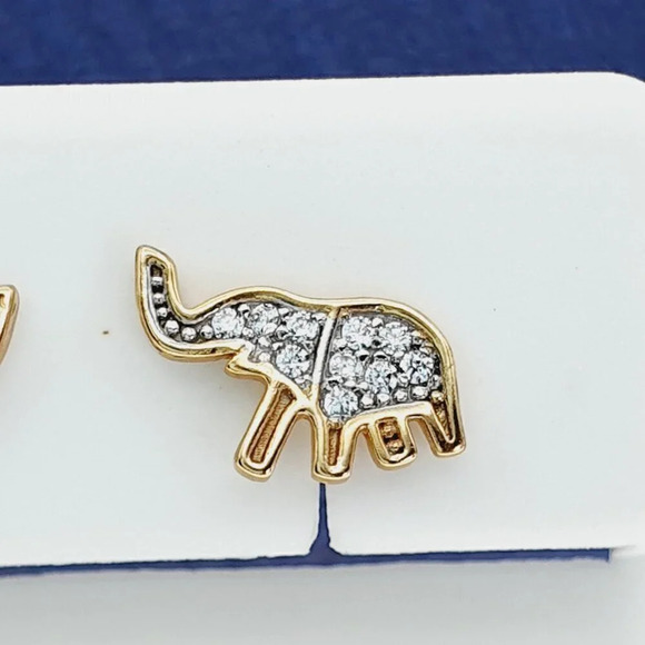 925 Sterling Silver CZ Stud Earrings for Women/Girl, US925P1225 - Picture 6 of 7